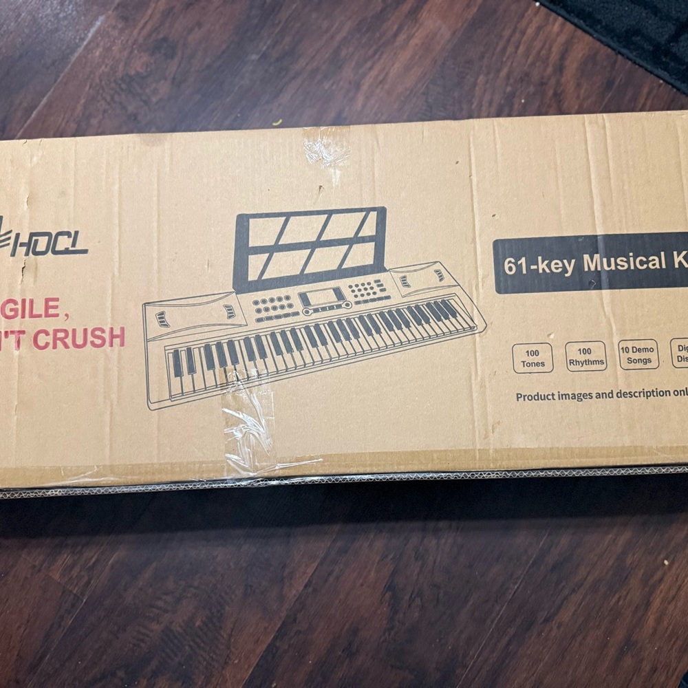 61-Key Musical Keyboard